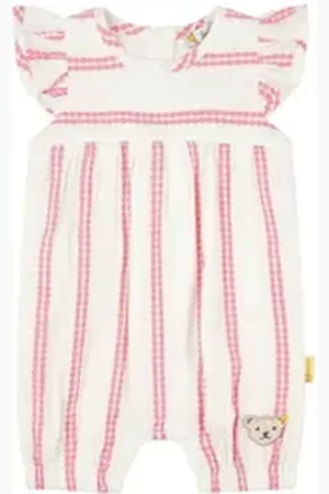 Steiff Overall Spielanzug California Dream, gefüttert weiß 92