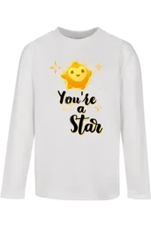 Absolute Cult Longsleeve Herren Kids Wish - You Are A Star Longsleeve (1-tlg) weiß 110/116
