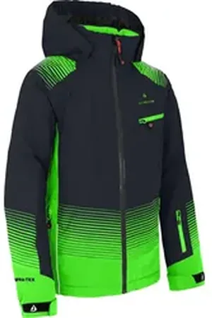 Bergson Skijacke VEIKO Kinder Skijacke, warm, funktional und stylisch, Normalgrößen, Nacht b blau 116
