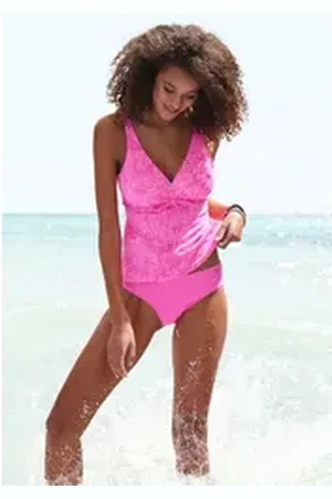 Venice Beach Bügel-Tankini-Top Moloka, Unter der Brust regulierbar rosa 46