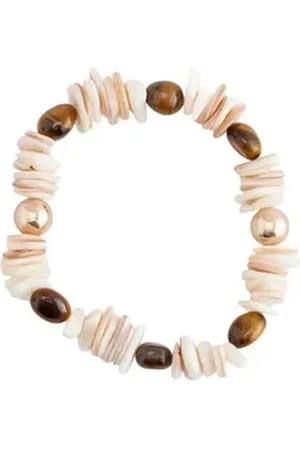Next Armband Armband mit Perlen und Splittern (1-tlg) braun