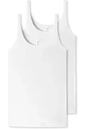 Schiesser Tanktop diverse Damen Shirts (2-tlg) weiß 38