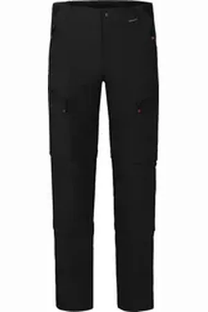 Bergson Outdoorhose LEBIKO Doppel Zipp-Off mit T-ZIPP Herren Wanderhose, robust elastisch, Normalgrößen, schwarz schwarz normal | 60