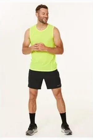 ELITE LAB Tanktop Astio Elite (1-tlg) mit reflektierendem Print gelb L