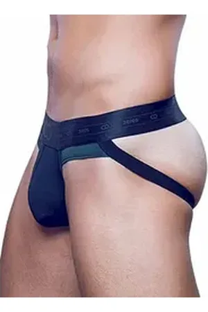 2EROS String Aktiv Pegasus Jockstrap Underwear Black/Green grün|schwarz L
