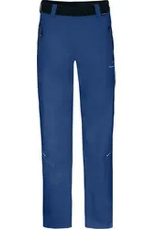 Bergson Regenhose VERDAL Thermo Damen (Über) Regenhose, recycelt, leicht wattiert, 20000 mm Wassersä blau normal | 34