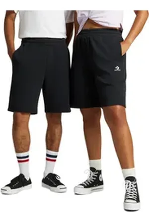Converse Sweatshorts EMBROIDERED STAR CHEVRON STANDARD-FIT FLEECE SHORT (1-tlg) schwarz S