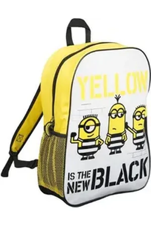 Minions Freizeitrucksack Schulrucksack Freizeitrucksack für Kinder Ideal für Schule und Urlaub gelb