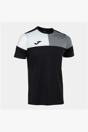 Joma Fußballtrikot Handballtrikot CREW V T-SHIRT schwarz 152