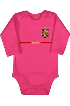 Shirtracer Shirtbody Spanisches Trikot Wappen, España mit Stolz, Spanien Fan-Motiv 2024 Fussball EM Fanartikel Baby rosa 3/6 Monate