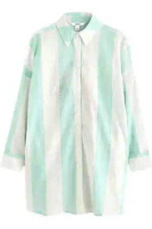 Next Strandshirt Strandkleid aus 100 % Baumwolle (1-tlg) grün 38 (GB: 10)