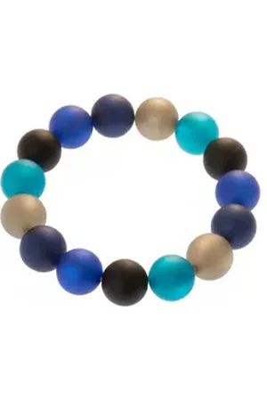 Bella Carina Armband Polaris Perlen Armband blau grau L-XL