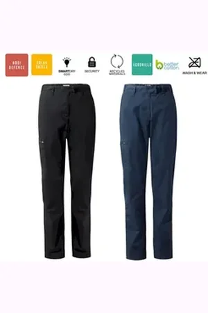 Craghoppers Leggings - Kiwi II - Damen Wander- Trekkinghose SHORT schwarz 36/S