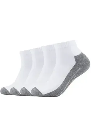 Camano Kurzsocken Sportsocken kurz Atmungsaktiv Bequem Perfekte Passform weiß 47/49