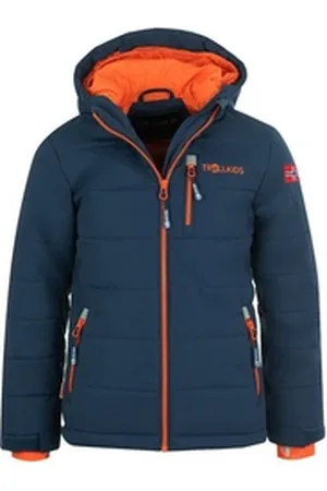 TROLLKIDS Skijacke Hemsedal XT blau|orange 92