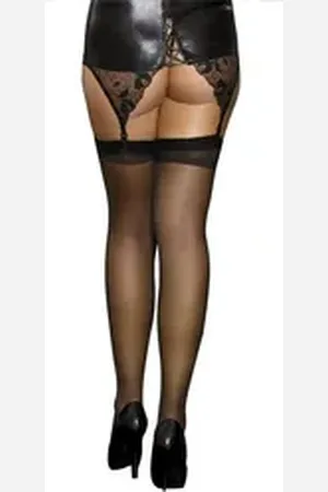 Andalea Strapsgürtel, Strumpfhaltergürtel in schwarz - 54/56 schwarz 54/56