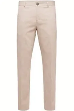 SELECTED HOMME Bügelfaltenhose SNHNeil (1-tlg) beige 106