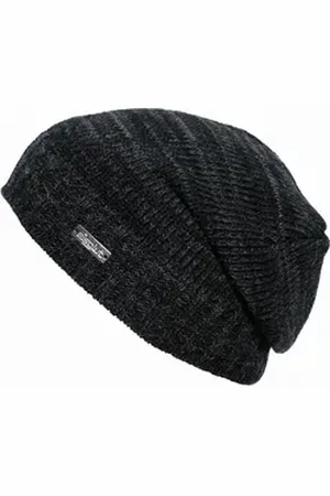 Eisglut Strickmütze Lofftg Longbeanie grau