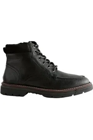Next Apron Lederstiefel Schnürstiefelette (1-tlg) schwarz 44 EU