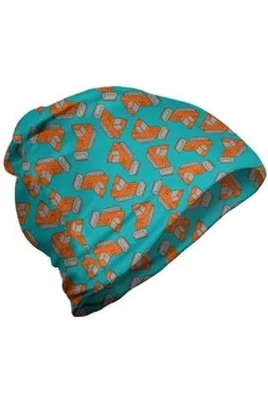 Abakuhaus Beanie Wandern im Freien Kindergarten Cartoon Traktor Trucks blau|orange