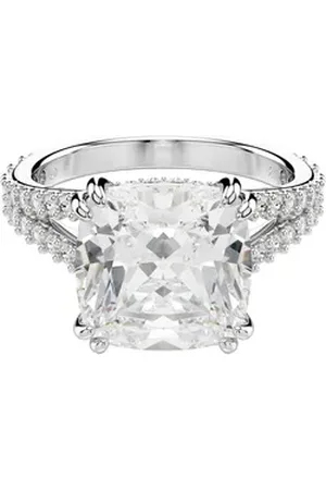 Swarovski Fingerring Schmuck Geschenk Stilla Ring, 5709901, /-2, /-3, /-4, /-5, mit ® Zirkonia (synth) silberfarben 55