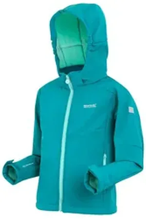 Regatta Softshelljacke Acidity VIII Übergangsjacke mit Kapuze grün 140