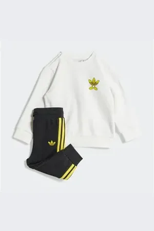 adidas Originals Trainingsanzug CREW SET (2-tlg) weiß 62