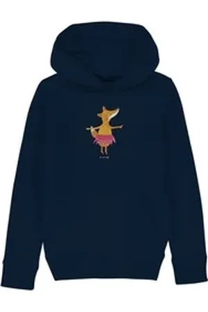 Mr. & Mrs. Panda Hoodie Fuchs Ballerina 12-14 Jahre (152/164) - French Navy - Geschenk, Junge (1-tlg) blau 12-14 Jahre (152/164)