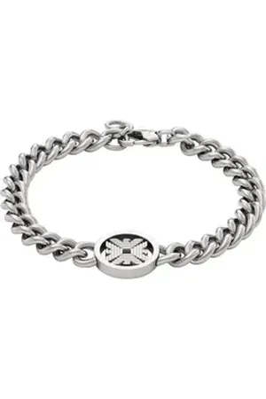 Emporio Armani Armband Herren-Armband Edelstahl, LOGO ESSENTIALS silberfarben