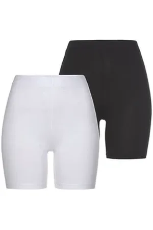 Tamaris Radlerhose (2er-Pack) zum Unterziehen unter Kleidern und Röcken schwarz 40
