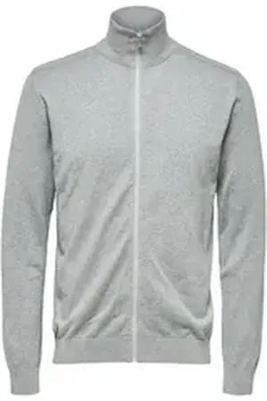 SELECTED HOMME Strickjacke Berg (1-tlg) Weiteres Detail grau M