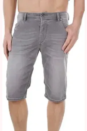 Diesel Jeansbermudas Kroshort R93N8 Herren Jeans Bermuda Shorts grau