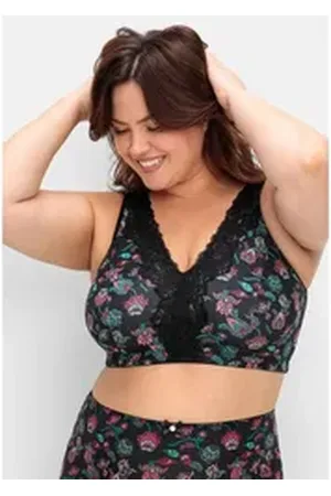 Sheego Bügelloser BH Große Größen in Bustier-Form, mit Spitzenborte grün 95