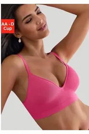 Lascana Push-up-BH COMFY BRA ohne Bügel aus weicher Baumwollqualität, Basic Dessous rosa 90