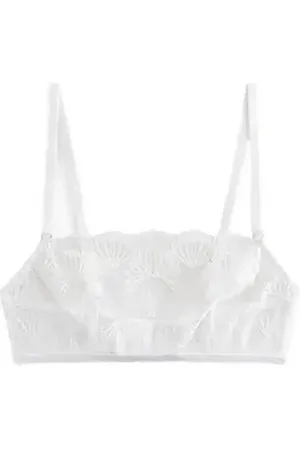 Next Bralette-BH Unwattierter, bügelloser BH mit Stickerei (1-tlg) weiß 38 (GB: 10)