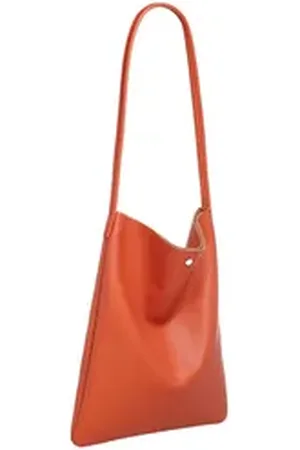 CASPAR Schultertasche Mittelgroßer Leder Shopper Damen Tasche - CLASSIC LINE - Modell No.822, Casual, leicht & unempfindlich - 100% Echtleder - Handmade in Italy