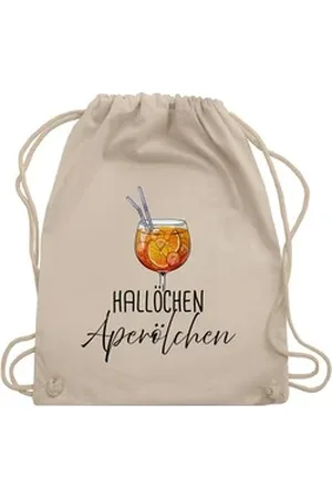 Shirtracer Turnbeutel Hallöchen Aperölchen I Aperol Spritz Mädelsabend I Aperol Spritz Gesch, Karneval & Fasching weiß