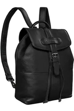 STILORD Cityrucksack "Ranger" Vintage Rucksack Leder 13,3 Zoll schwarz
