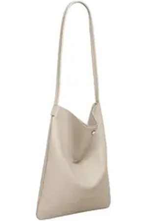 CASPAR Schultertasche Mittelgroßer Leder Shopper Damen Tasche - CLASSIC LINE - Modell No.822, Casual, leicht & unempfindlich - 100% Echtleder - Handmade in Italy gelb