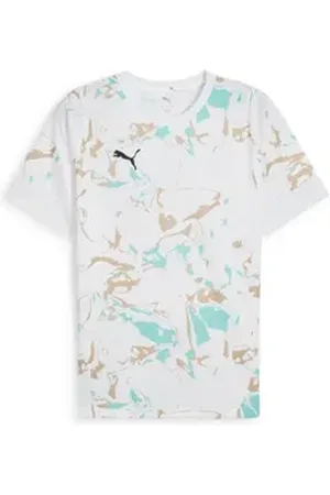 PUMA Trainingsshirt IndividualEARTH DAY Fußballtrikot Herren beige|weiß S