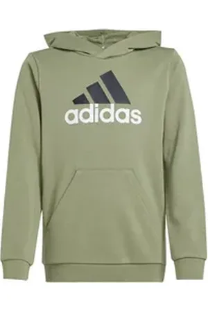 adidas Performance Kapuzenpullover Kinder Kapuzenpullover U BL 2 HOODIE grün 164