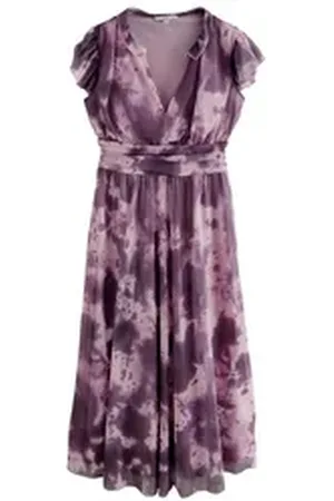 Next Midikleid Kew Collection festliches Mesh-Midikleid (1-tlg) rosa 54 (GB: 26)