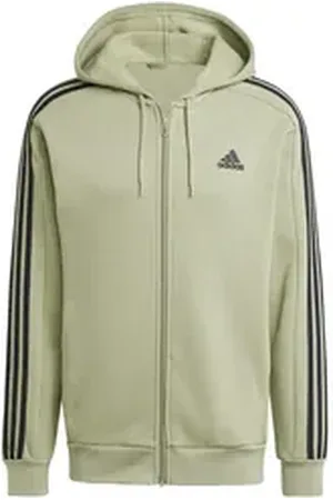 adidas Performance Sweatjacke Herren Kapuzenjacke Essentials 3S FZ Hoodie grün M