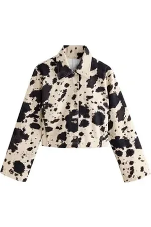 Next Kurzjacke Verkürzte Denim-Jacke aus 100 % Baumwolle (1-St) bunt 48