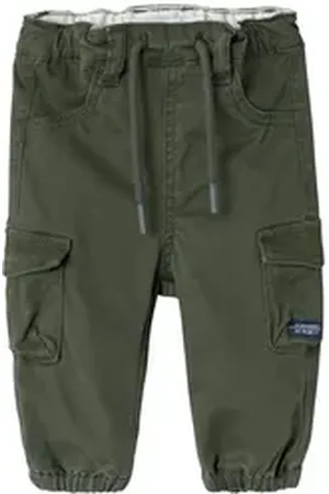 NAME IT Tapered-fit-Jeans NKMBen (1-tlg) grau|grün 80