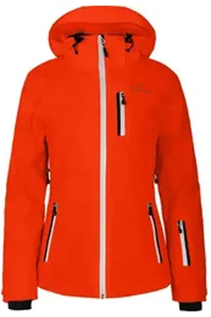 Bergson Skijacke NUOLJA Damen Skijacke, wattiert, 20000mm Wassersäule, Normalgrößen, Paprika normal | 38