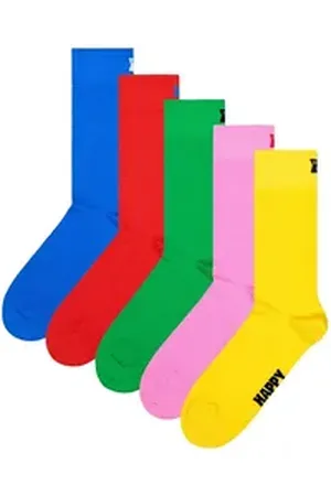 Happy Socks Kurzsocken Unisex Socken 5er Pack Baumwolle (Packung, 5er Pack) bunt 36-40