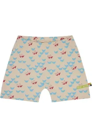 loud + proud Shorts mit Druck Biobaumwolle beige 62/68
