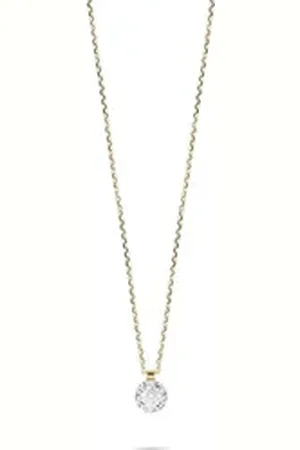 CHRIST Collier Damen-Kette 585er Gelbgold 1 Diamant gelb|goldfarben
