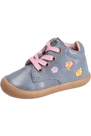 Däumling Unisex Kinder Lauflern Simmi Lauflernschu Schnürstiefel blau 25,0